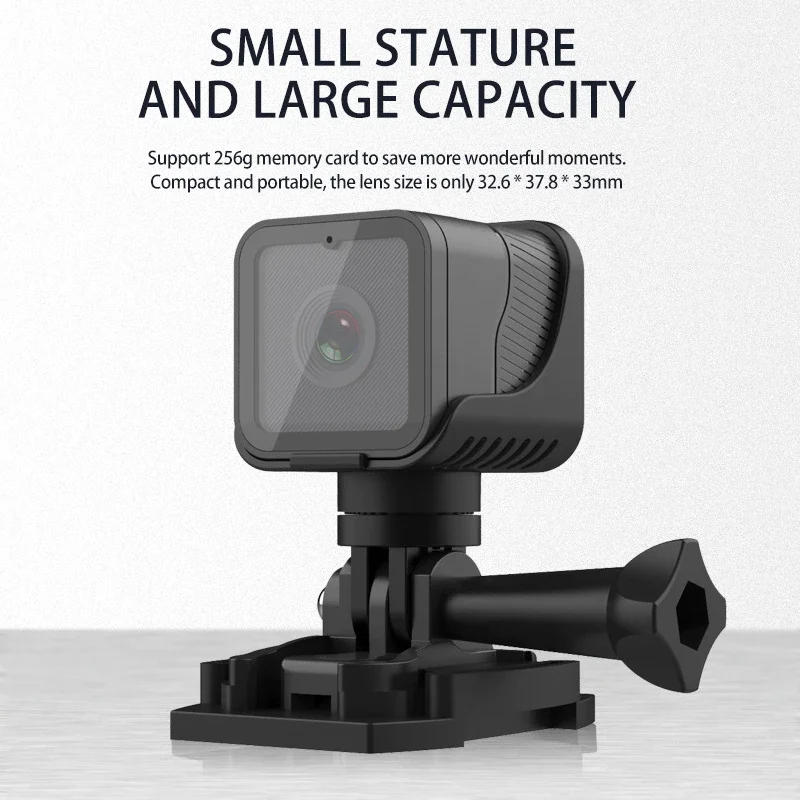 HD 1080P Action Camera WiFi 12MP Waterproof Underwater Helmet DV Action Camera Built-in Microphone Video Recording Webcam
