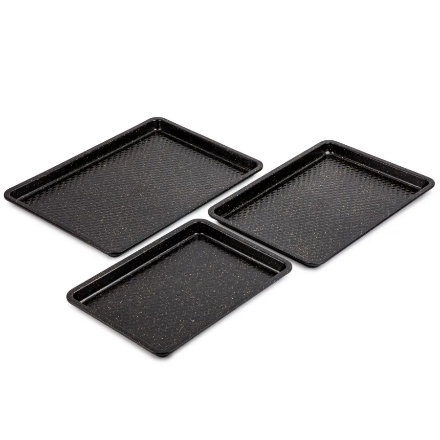 

Thyme and Table Nonstick Sheet Pan 3-Piece Set - Black