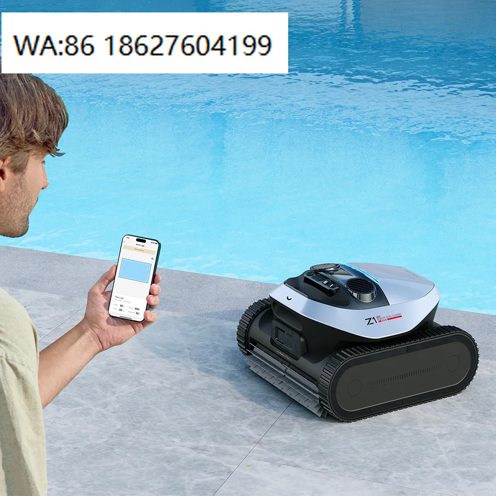 

For Pool Vacuum Cleaner Cordless with One Touch Start Intelligent Return Wall Function Eco Friendly 4 Hour Auto Vacuum Home Pool