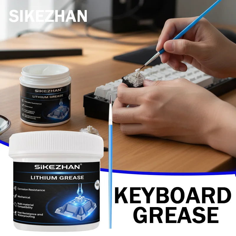 

Switch Lube for Mechanical Keyboards – Smooth Typing Feel, Silent Performance, Low Odor, Easy Apply, Maintenance Accessory