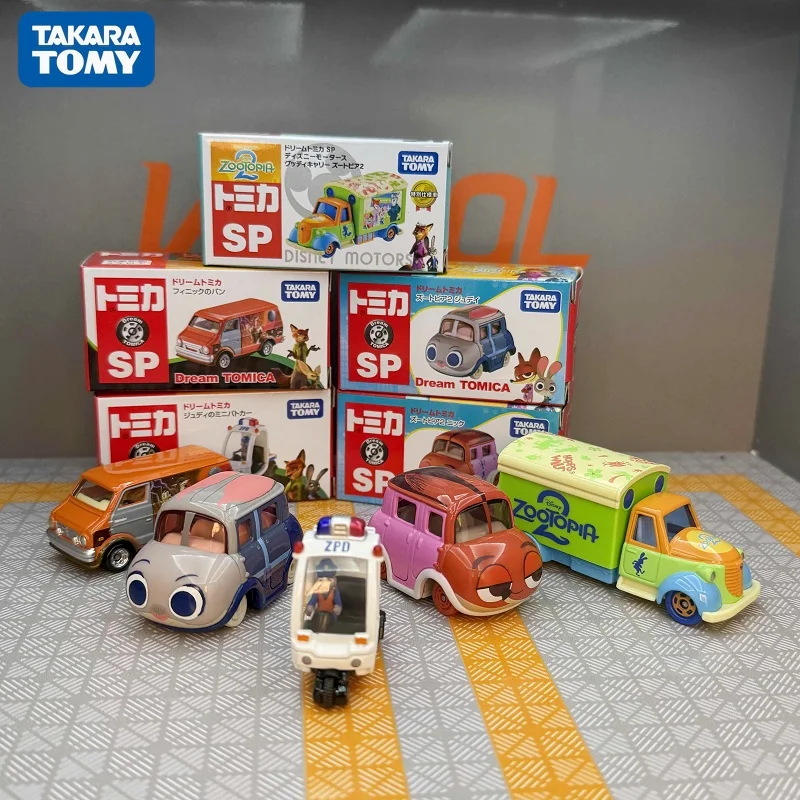 TAKARA TOMY Tomica Disney Character Cars Set - Tigrou Winnie l'ourson Princesse Mickey Toy Modèles pour Enfants Cadeau de Noël