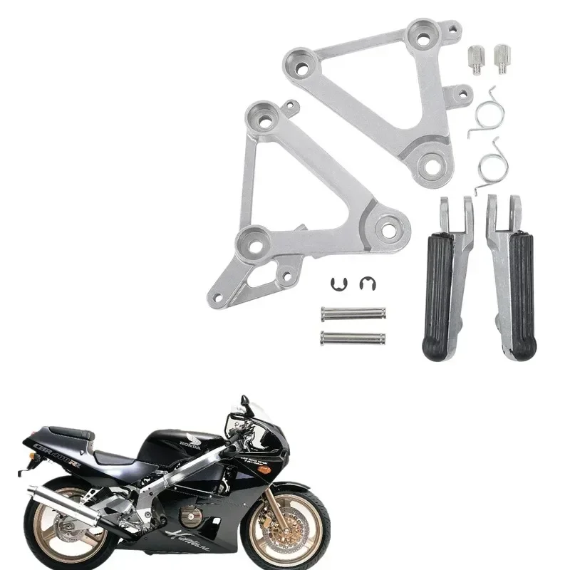 

For Honda CBR400 NC23 1988-1989 Motorcycle Parts Front Footrests Foot pegs Set