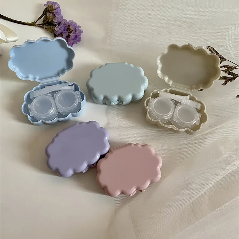 Simple Contact Lens Case Cute Companion Box Contact Lens Care Box Ins Style Box