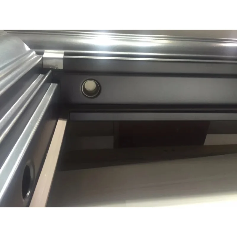 Hotel Entry Popular Hot Sale Beautiful Fluorocarbon Paint Steel Security Doors Swing Graphic Design Office Building Modern