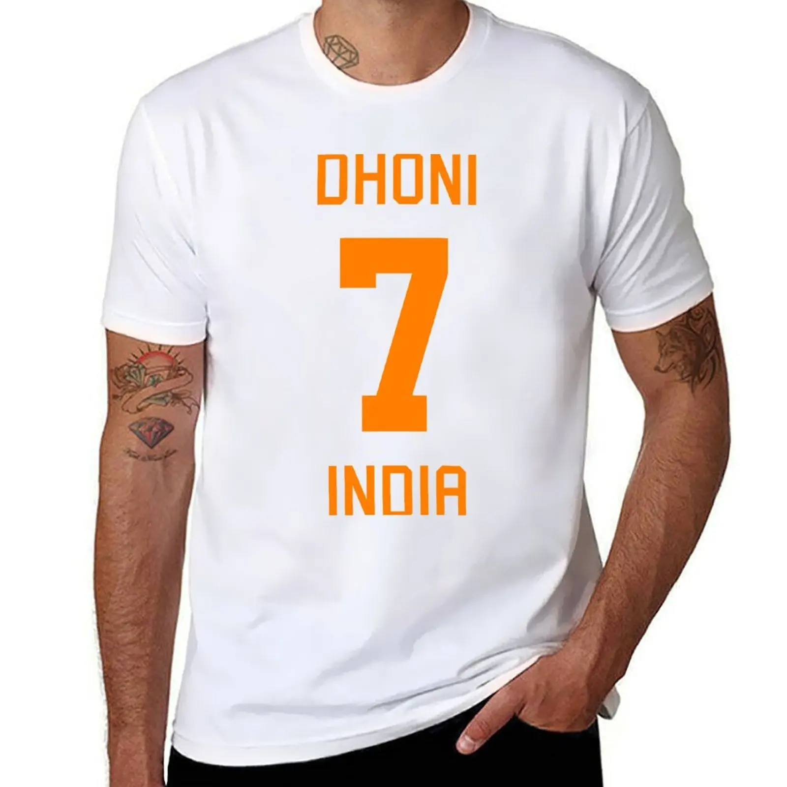 

Mahendra New Dhoni Singh Cricket 7 Jersey Indian T-Shirt Halloween Theme T-Shirt