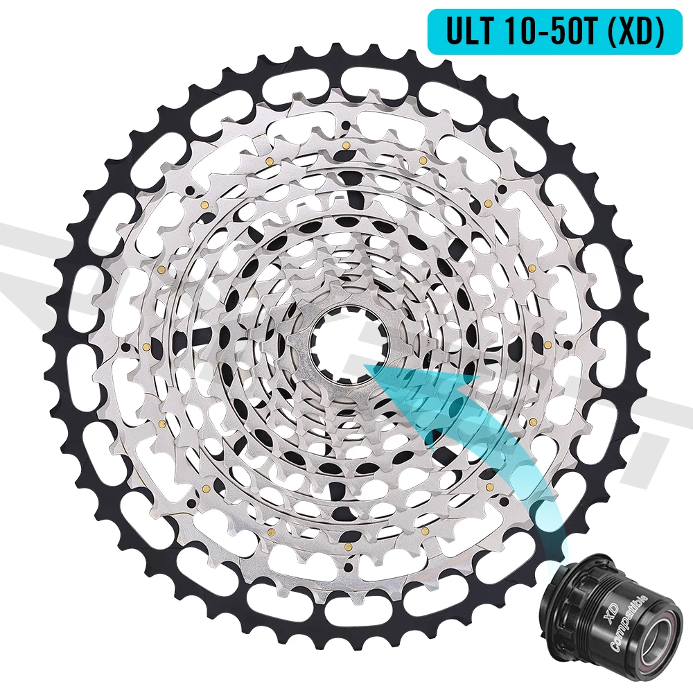 AliExpress Lexon SPEDAO 10-50T 11-50T 10-52T Speed Bicycle Cassette 12V MTB Bike Freeewheel 12S Mountain Sprocket XD HG Cassette for SX NX GX