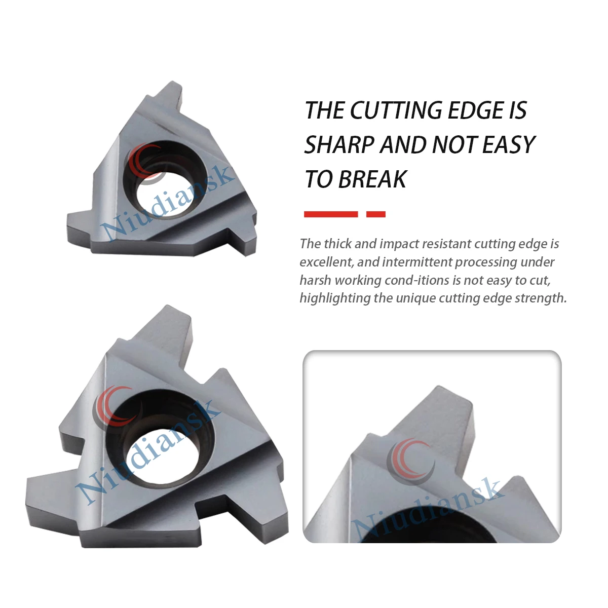 

16ER/16IR 2.0TR 3.0TR LDC 22ER/22IR 4.0TR 6.0TR LDA CNC Lathe Internal And External Thread Inserts Tools For Universal Material