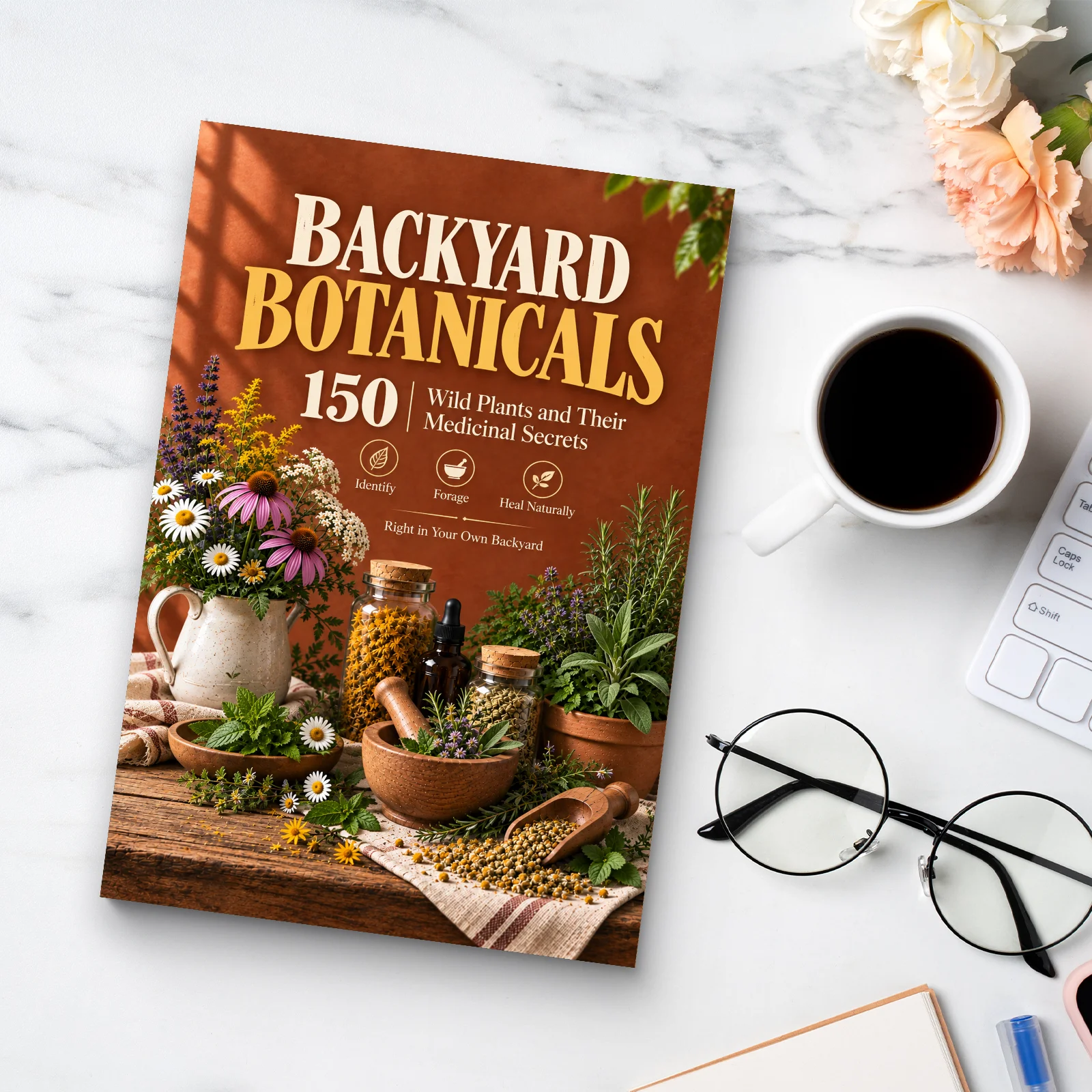 Backyard Herbs, 150 Wild Plants & Their Wellness Secrets, Complete Guide to Natural Remedies From Your Home Garden