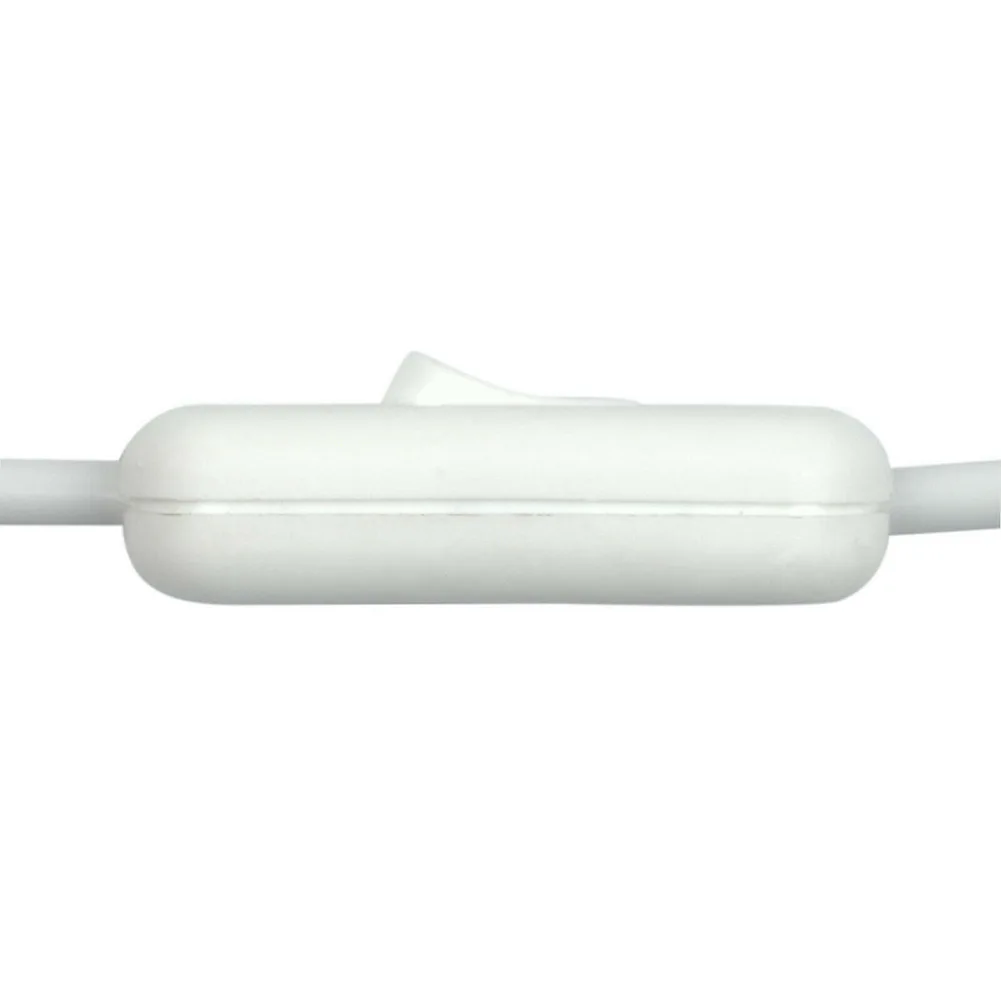 High Quality In Line Switch Rocker Switch ON OFF Plastic Table Side Lamp 250V Bedside Lamp Switch Cord Cable For Desk Lamp Black