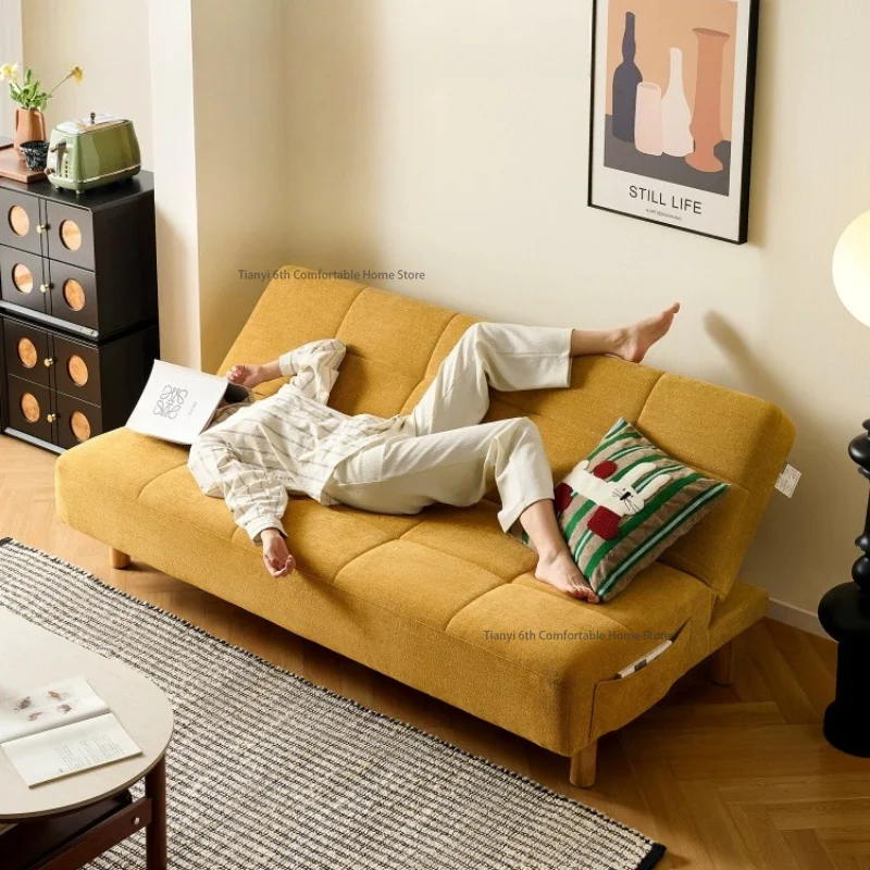 

Modern Designed Multifunctional Sofa Bed Nordic Comfort Foldable Dual Use Living Room Bedroom Sofa Bed Home Furniture FYSB