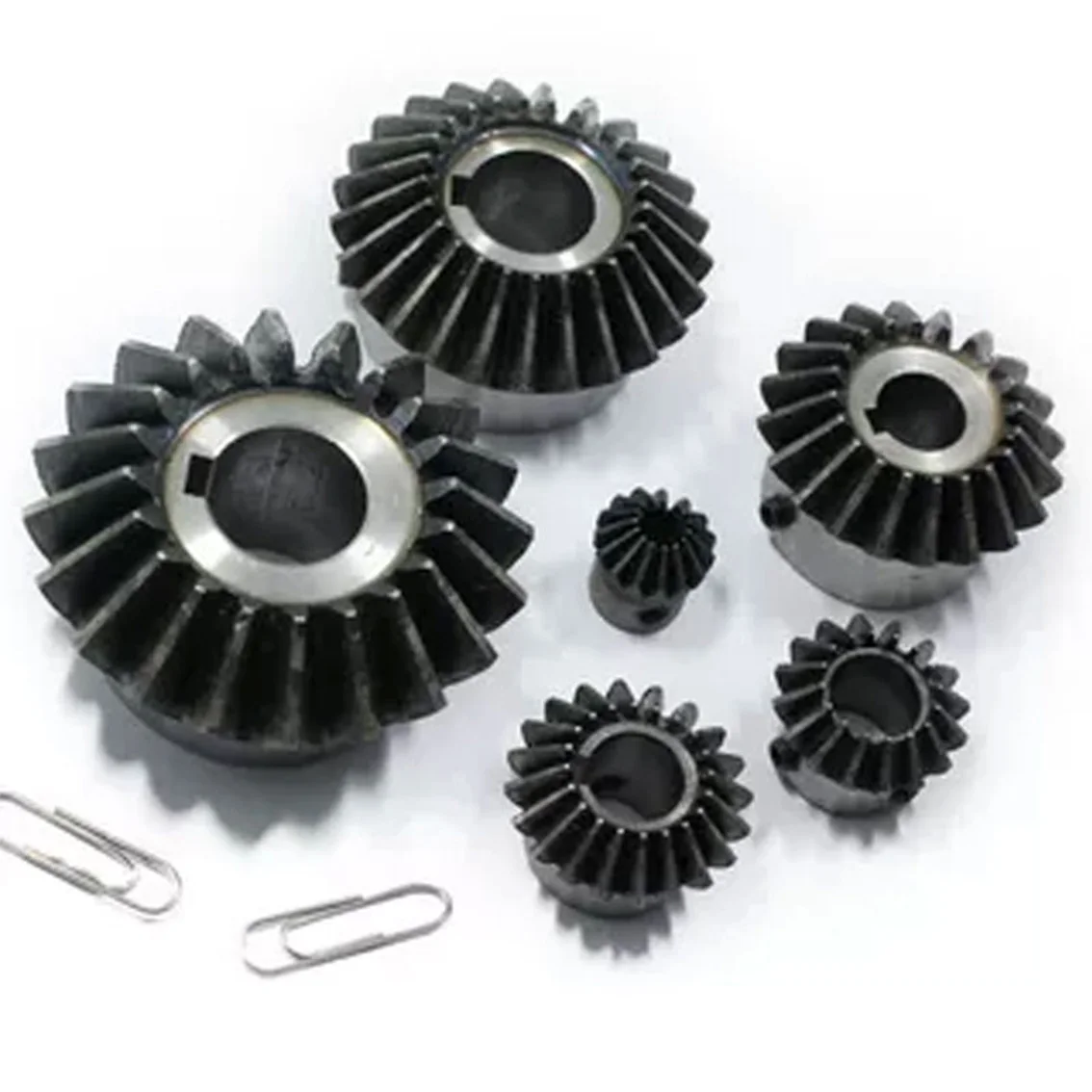 1Pcs 1.5M 2M Quenching Bevel Gear Inner Hole10/12/14/16/17/18/20/22/24/25mm 90 Degree Transmission Keyway4/5/6/8mm M5 Screw Hole