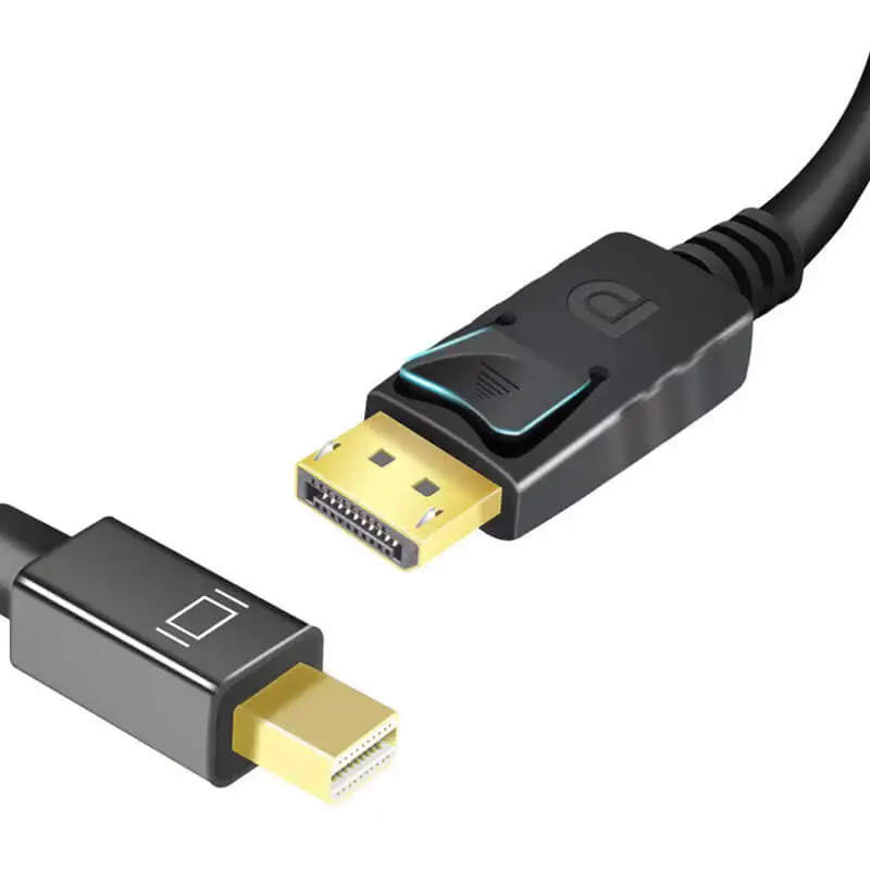 MiniDP do DP HD 4k kabel Adapter 144Hz Monitor do komputera połączenie Mini DP kabel danych do monitora projektora telewizyjnego 1.8m