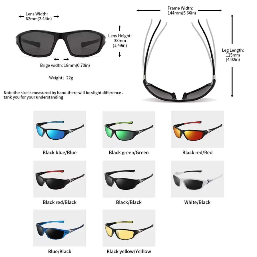 2025 Unisex UV400 Fahren Sonnenbrille Für Männer Polarisierte Stilvolle Sonnenbrille Männliche Goggle Brillen – Detail 13