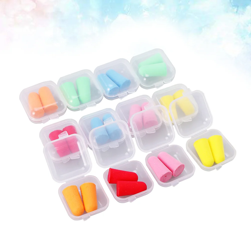 12 Boxes Noise Canceling Ear Plugs Soundproof Earplugs Anti-noise Quiet Sleeping