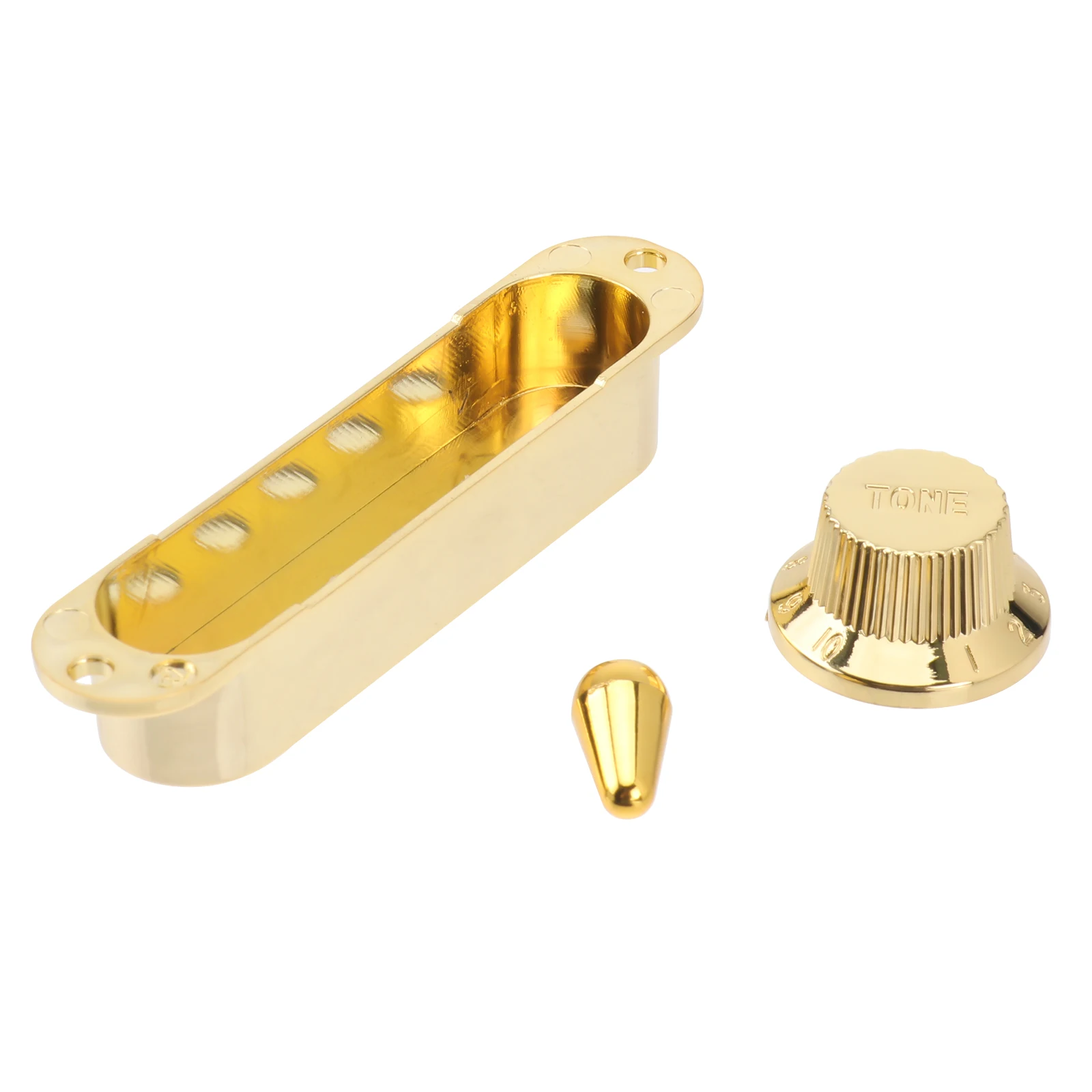 

Pickup Covers Volume Tone Knobs Switch Tip Electric Guitar Accessories Gold Plastic 84x18x14m Replacement