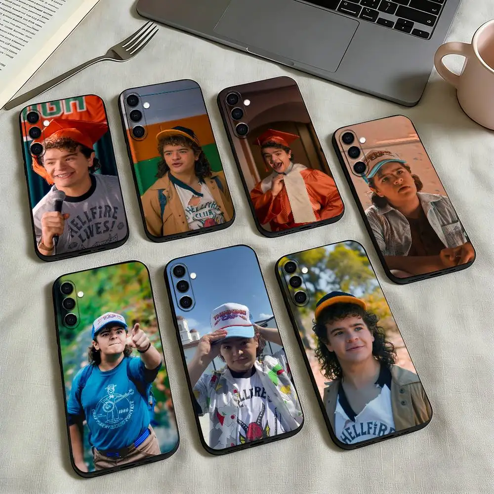 

Actor Dustin H-Henderson Phone Case Black Silicone Soft For Samsung Galaxy A73,A72,A71,A70,A53,A52,A51