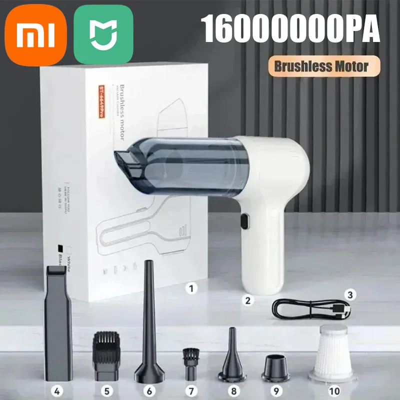 

Портативный беспроводной автомобильный пылесос XIAOMI MIJIA 16000000PA, умный ручной мини-пылесос с дистанционным управлением, Мощное всасывание