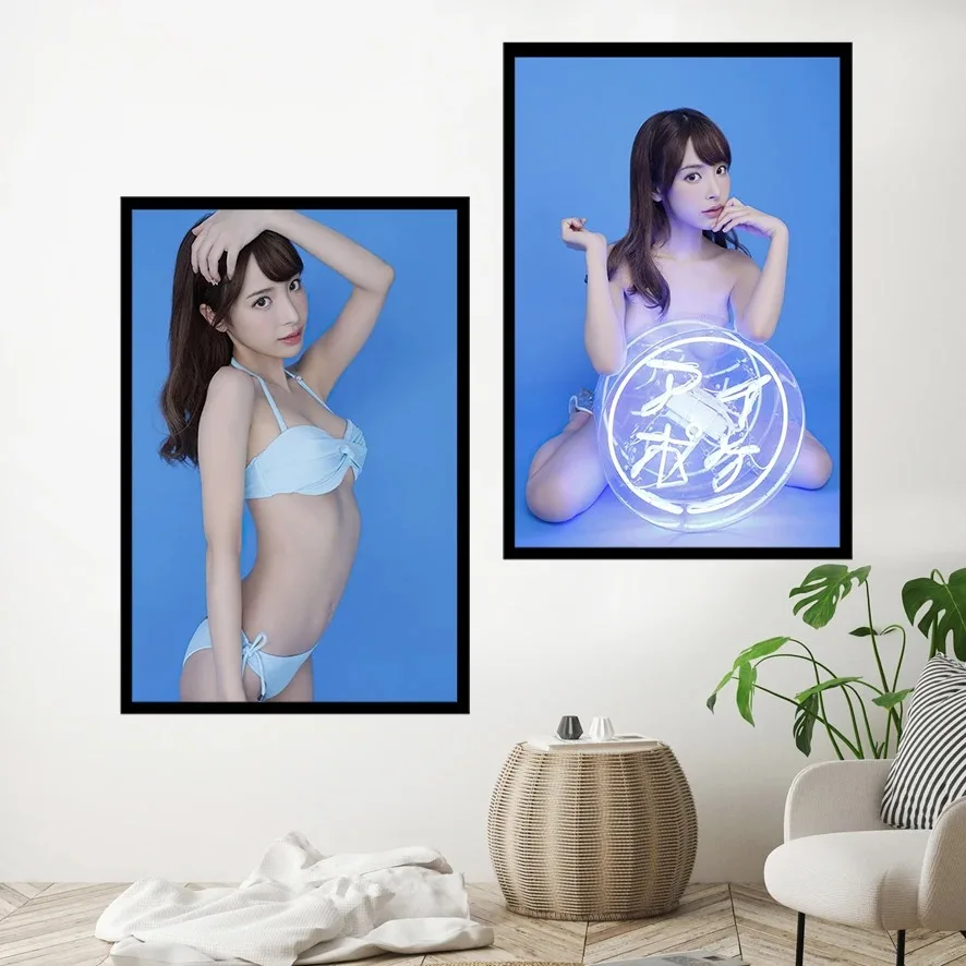 Japanese AV artist Series Canvas Poster Kana momongi 949sexy HD Wall Art pittura decorativa Home Decor pittura Customsize