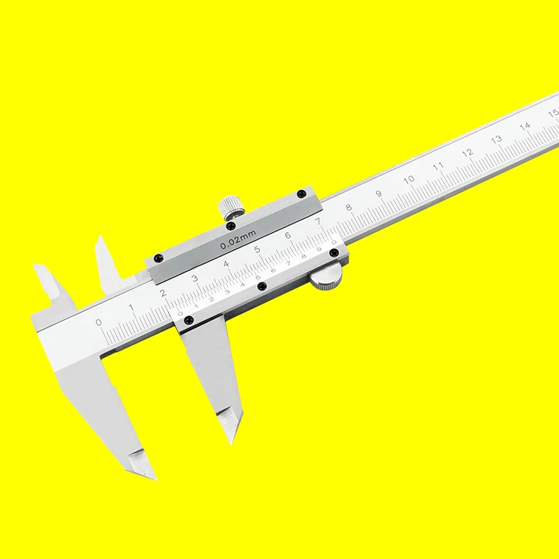 

Carbon Steel Vernier Caliper 0-150mm 0-200mm 0-300mm Locking Screw Vernier Caliper Stainless Steel by BeBosLook