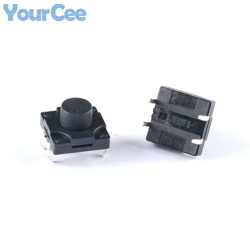 100 шт./20 шт. микропереключатель 6 × 6 3,1/4,3/5/6/7/8/9/10 мм мгновенный переключатель тактовый кнопочный переключатель 4-контактная катушка 3,1 мм 4,3 мм 5 мм 8 мм 9 мм