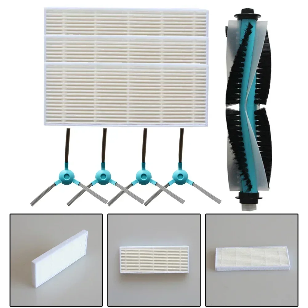 Kit de filtro de Cepillo Lateral principal para Conga 1290, 1390, 1490 Y 1590, repuesto de aspiradora, Kits de filtros de Cepillo Lateral principal