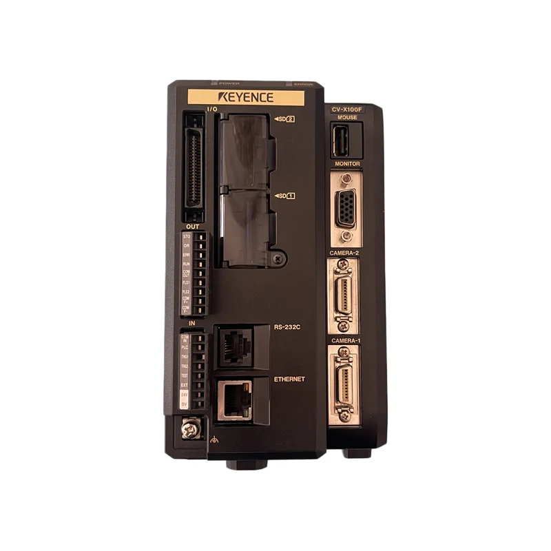 Good KEYENCE CV-X100F CV-X100E CV-X252AP CV-X420A CV-X252F Visual System Image Sensor Controller Used for Burr Detection in Stoc
