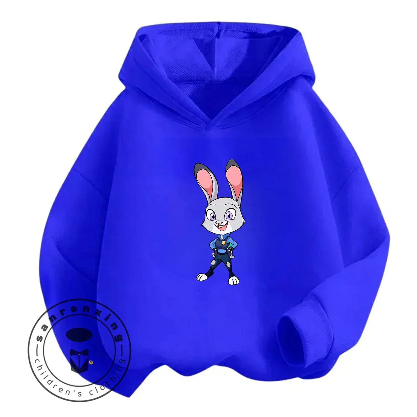 

Zootopia All Mammal Characters Print Hoodie For Children 3-14 Years Cute Kawaii Design Hooded Casual Top