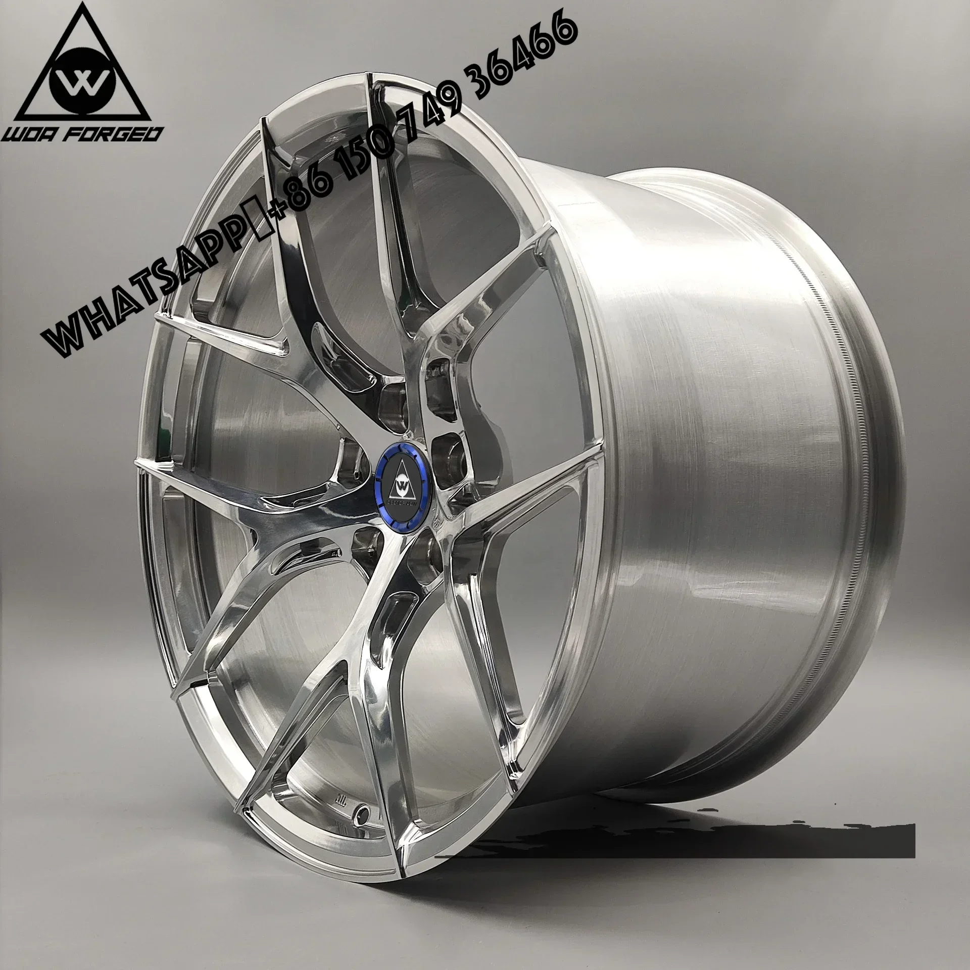 

6061-T6 WOAFORGED Hf-5 High Strength Polished Chrome Forged Wheels Car Wheels Aluminum Customized for BMW Mercedes benz