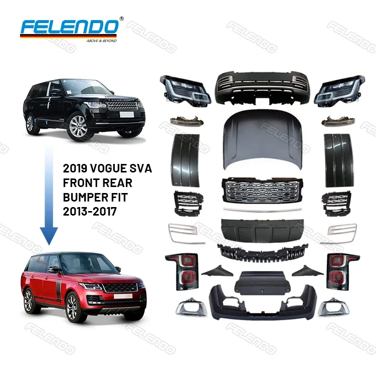 Wholesale Price Car Body Parts Full Set 2018 Up SVA Upgrade Facelift Range A Rover L405 Upgrade Body Kit