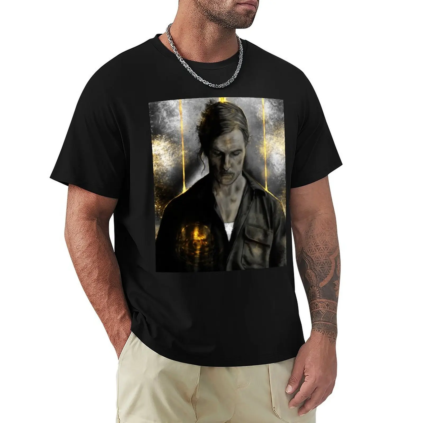 

True Detective - Rust Cohle old T-Shirt Comfortable Daily Wear Tee