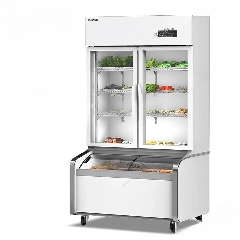 Convenience store refrigerated freezer supermarket vertical ice cream ice cream cabinet beverage preservation display cabinet