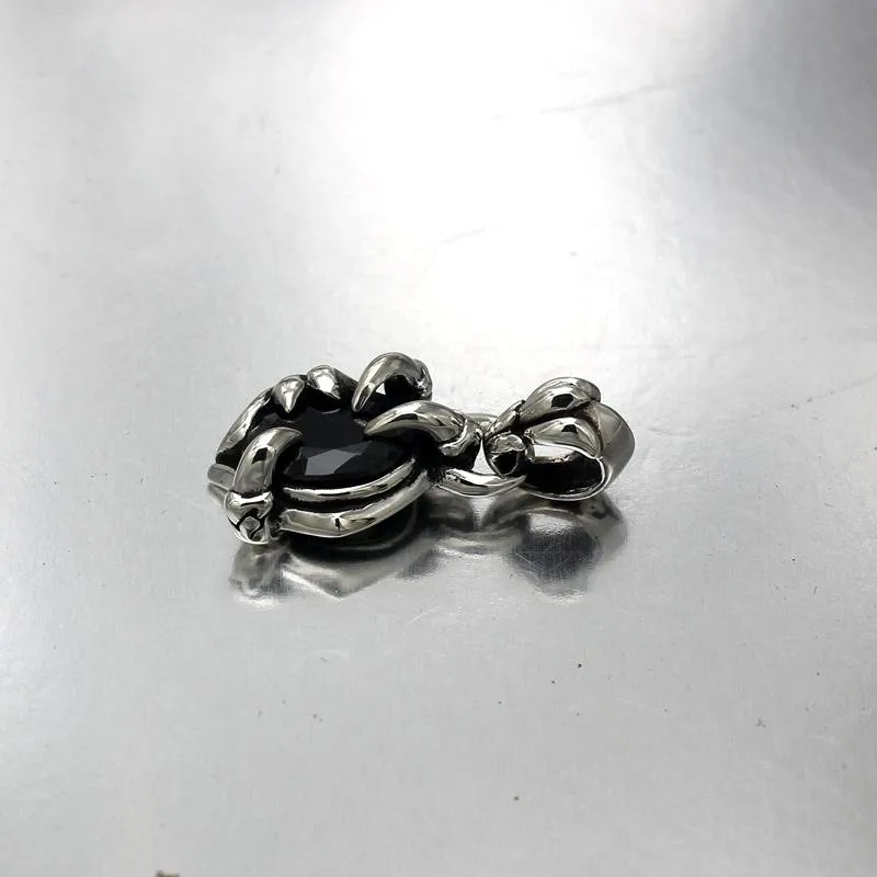 BOCAI Thai Jewelry 100% S925 Sterling Silver Dragon Claw Color Natural Stone Man and Woman Pendant High-End Gifts