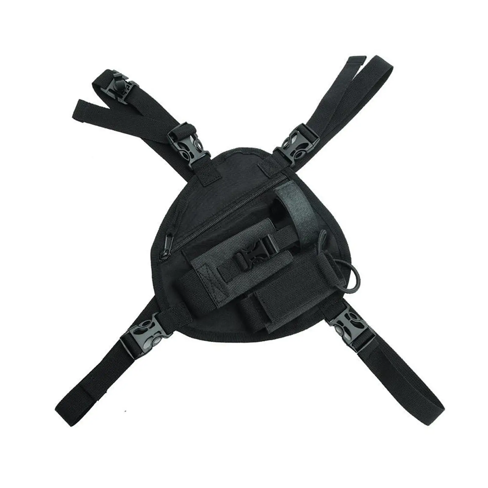 Radio Chest Harness Bag Practical with Zipper Bag with Adjustable Strap Walkie