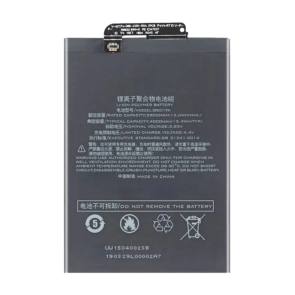 BS01FA BS08FA BS06FA BS05FA BS10FA Battery For Xiaomi Black Shark 5 5RS 5Pro Shark 4 4Pro 3 3S 3Pro Shark 1