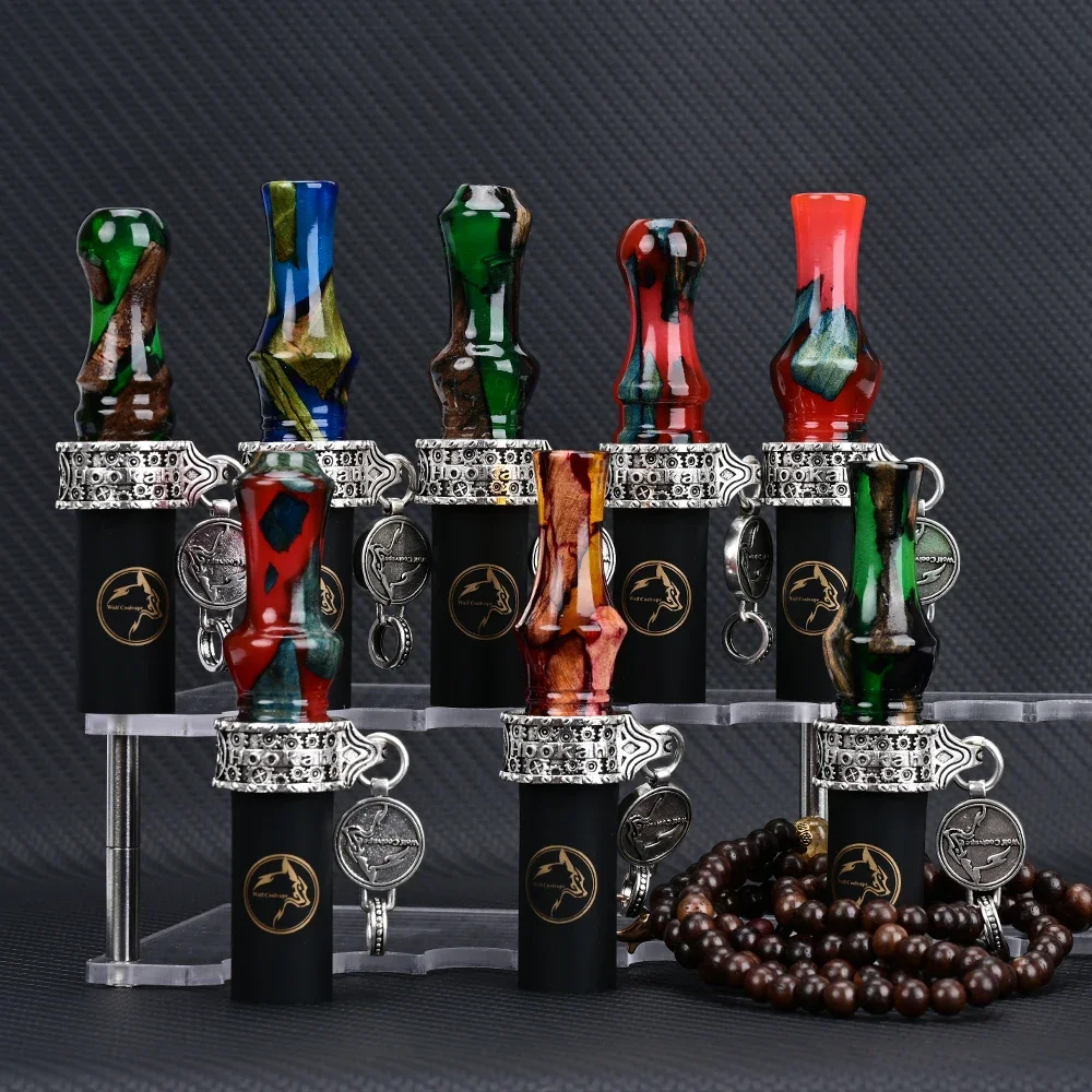 Shisha Water Pipe Accessories Resin Hookah Sheesha Chicha Narguile Silicone Hang Rope Strap Mouth Tips Resin Hookah Mouthpieces