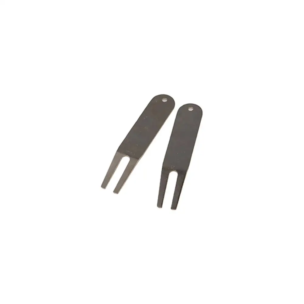

Zinc Alloy Divot Repair Tool with Bead Chains lightweight Golf Pitchfork clean groove Metal Golf Green Fork Outdoor Sports