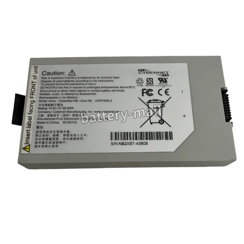 NB2XBT Battery 88.8Wh Applicable Cybernet CyberMed NB22 NB24 iOne NB Medical cart PC