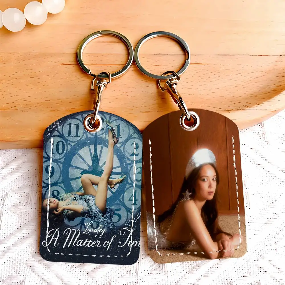 Singer L-laufey-S A Matter of Time Card Holder Keychain Key Ring Door Lock Access Protective Case For Security Gift