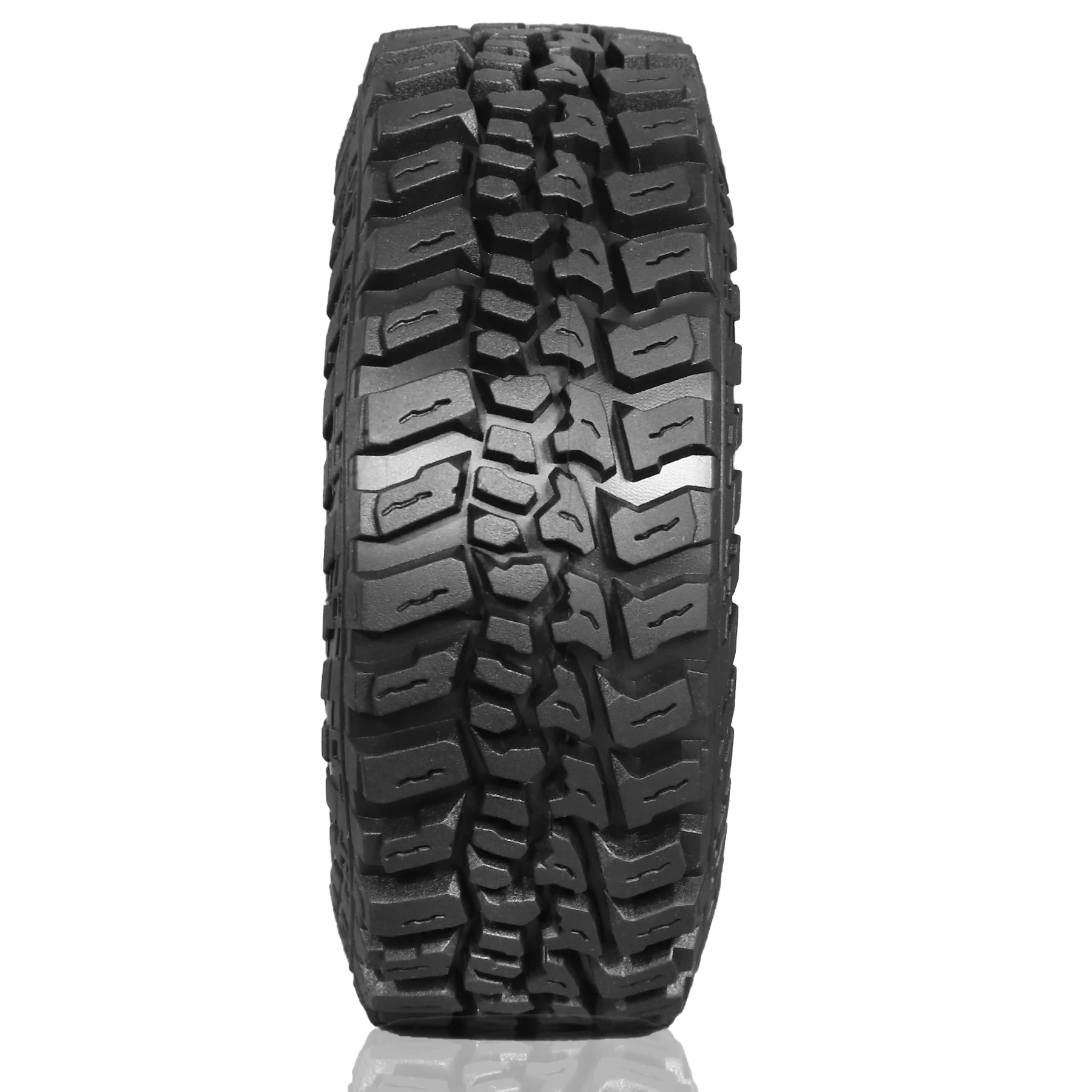 1.9 pneus sur chenilles 4 pièces 1/10 RC pneus sur chenilles pour 1/10 RC chenille TRX-4 Axial SCX10 90046 SCX10 III AXI03007 Tamiya CC01 D90 D110