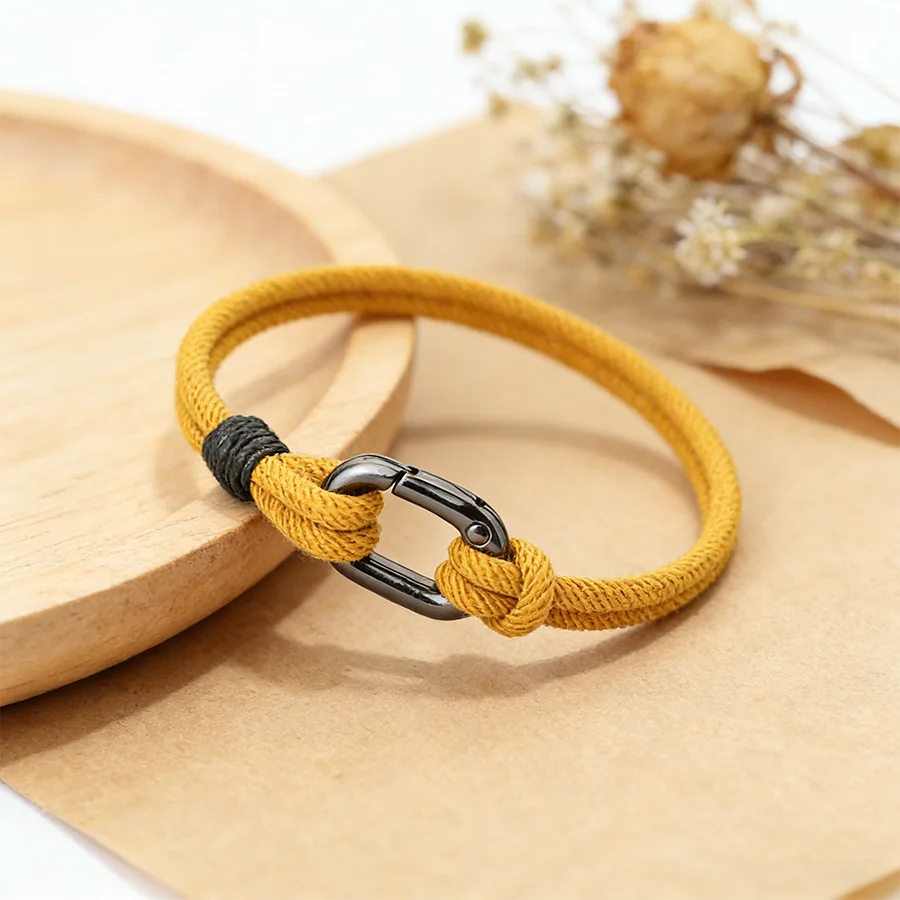 New Fashion 3mm Cord Bracelet Men Women 9 Color Options Leisure Versatile Accessories Friendship Braslet Casual Versatile Joias