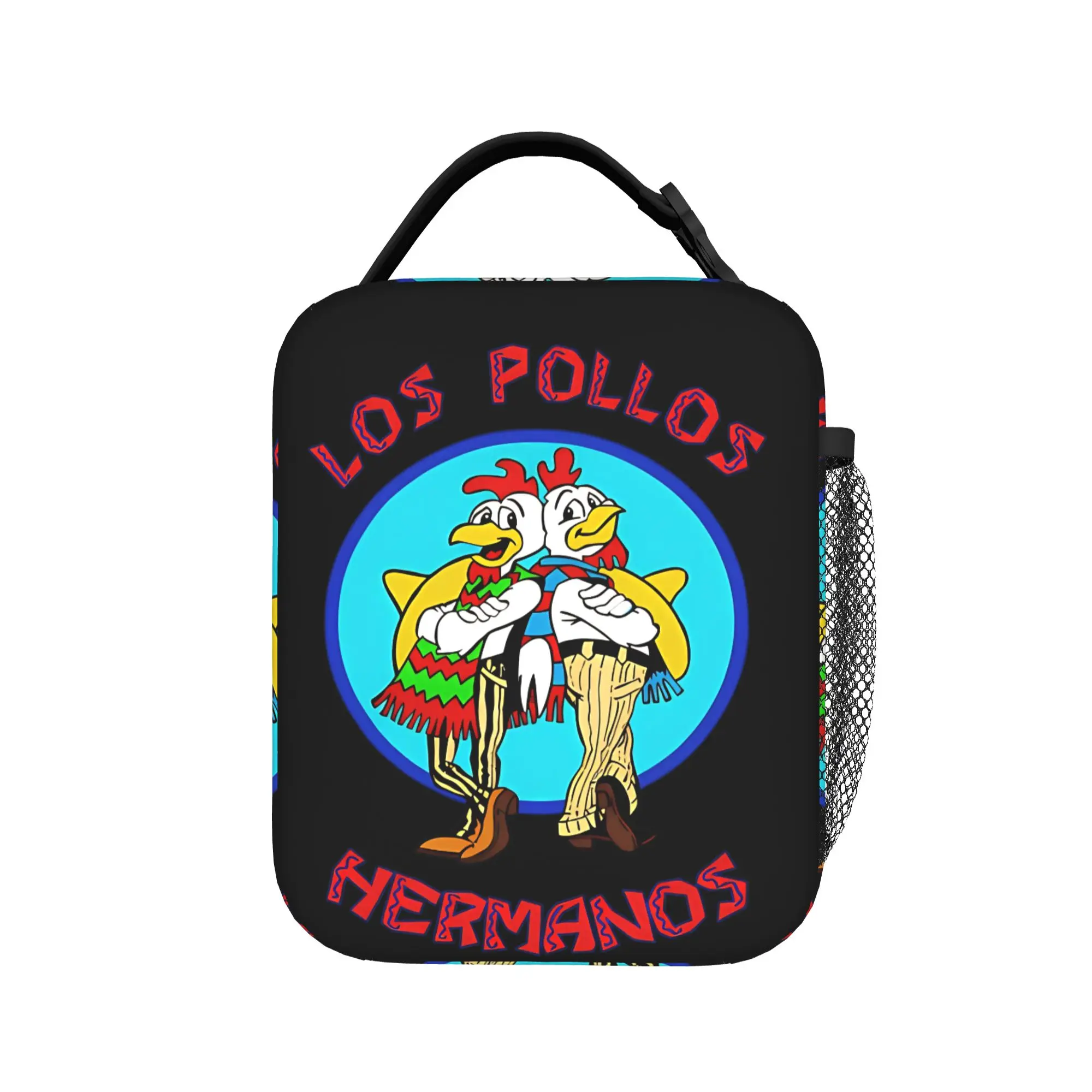 Breaking Bad Los Pollos Hermanos Back To Back Portrait Logo Lunch Bag  Lunch Box For Women Thermal Lunch Bags Oxford Cooler Bag