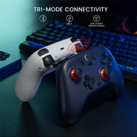 N75R-Controller Gamepad T4 Nova Lite Wireless Hall Effect Sensor For Nintendo Switch IOS Android PC W/Receiver Included
