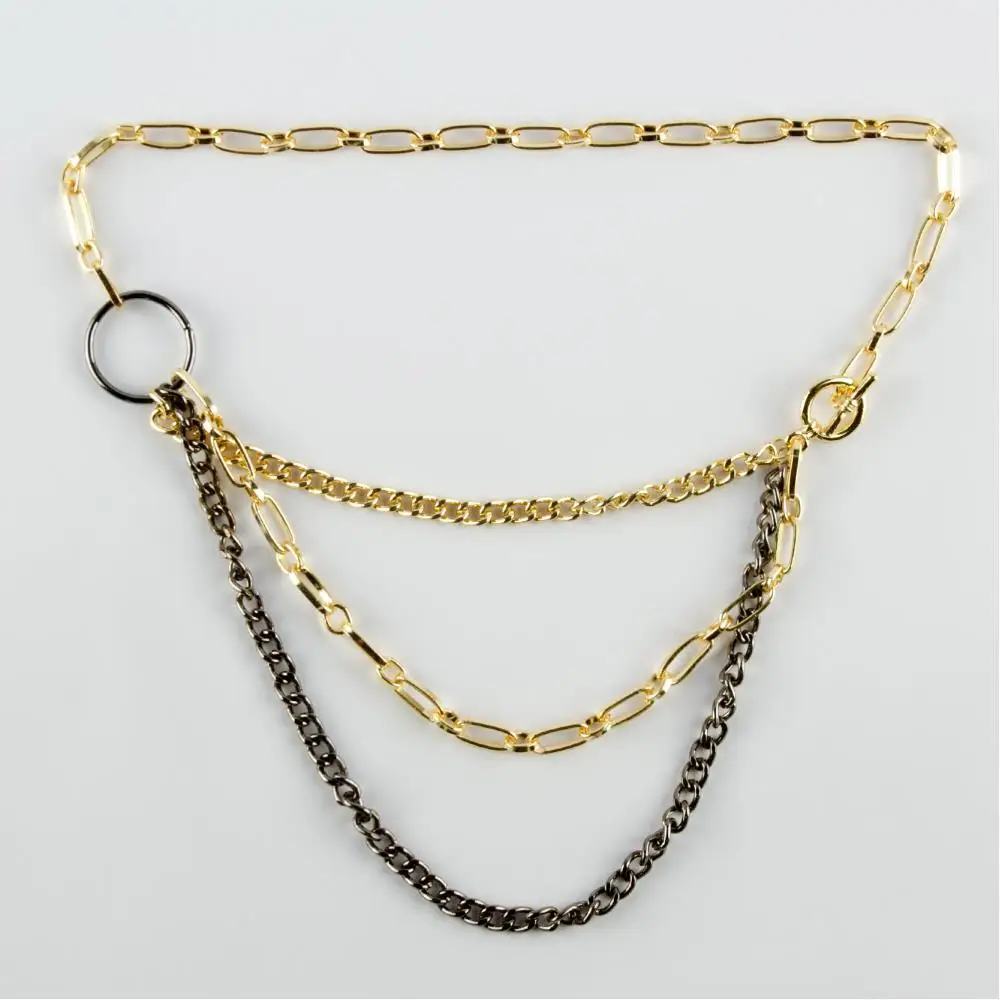 3'lü Chain Necklace