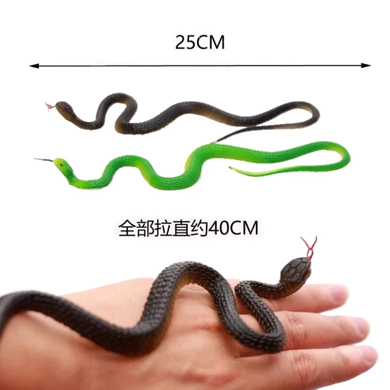 45 سنتيمتر المطاط واقعية الأفعى محاكاة ثلاثية الأبعاد Anaconda اللعب المطاط وهمية الأفعى هالوين زينة زخرفية هدية للأطفال