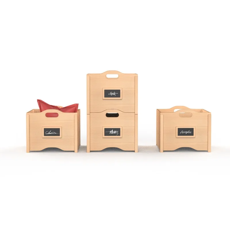 Stackable toy storage box, desktop storage box