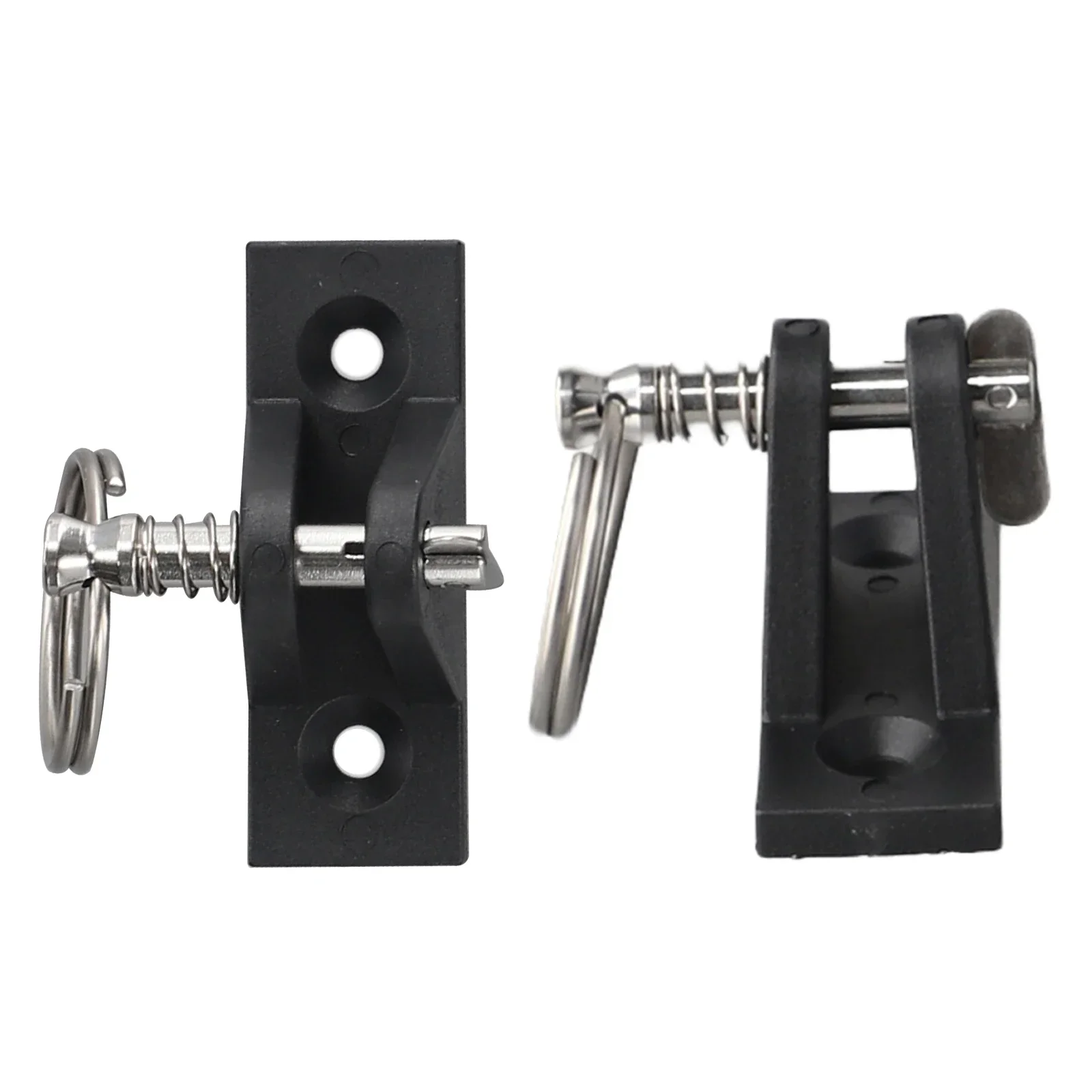 Resistant Nylon Hinge Set 2 Pack With Quick Release Pin And Stainless Steel Screws For Bimini Top Applications