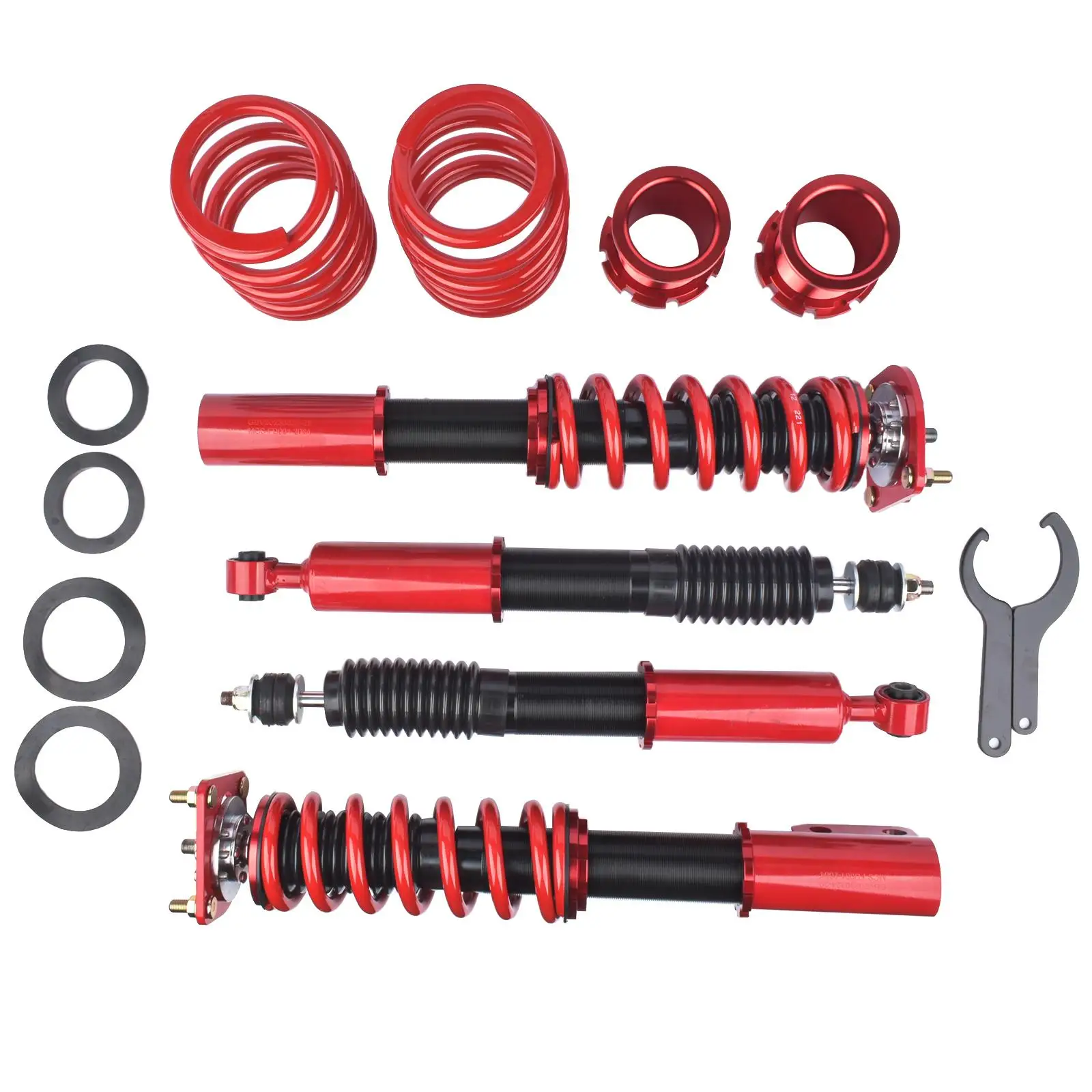 AP01 4* Coilovers Suspension Lowering Kit Shocks For Ford Mustang GT / Base SN95 1994-04