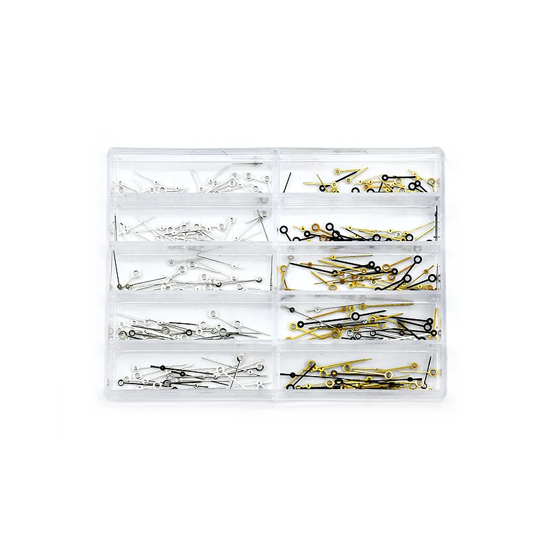 Alloy Watch Hands Needles Pins Assortment #6 #8 #10 #12 #13 Approx 100Sets Repair Kit No.8017 For Miyota 2035 Movement