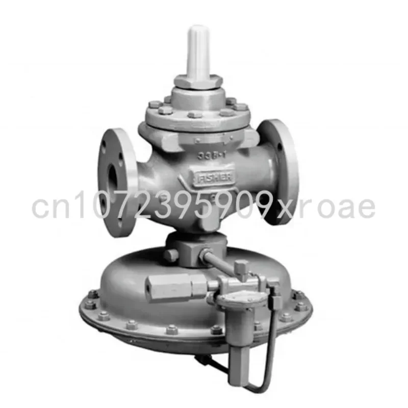 Pilot type pressure reducing gas regulator