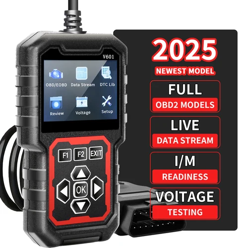 Imagen 1 del producto Potente escáner de diagnóstico Obd2 automotriz: el último lector de códigos de fallos del motor, herramienta de escaneo ideal para mecánicos y bricoladores, compatible